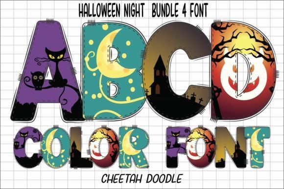 Spooky Color Fonts: 13 Best Halloween Picks for 2026 14 Halloween Night Fonts 79285606 1 1 580x387 1