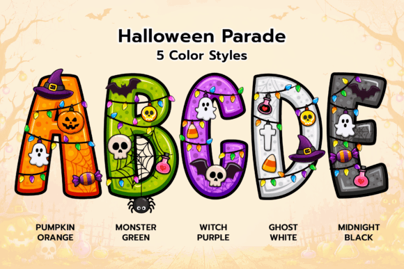 34 Best Halloween Fonts for Cricut Projects to Sell 64 Halloween Parade Fonts 153883821 2 580x387 1