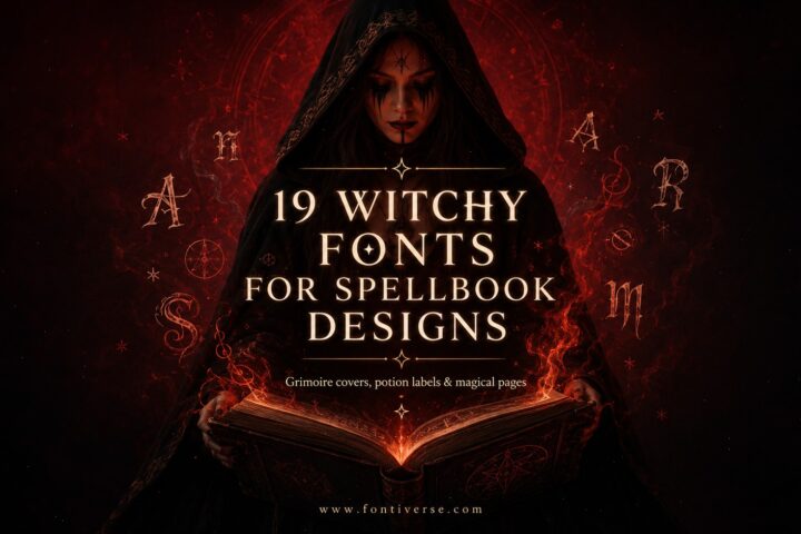 Halloween Witchy Fonts 19 Best Picks for Spellbooks