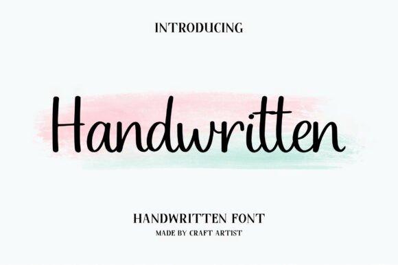 Elegant Script Fonts for Branding: 18 Stunning Picks Designers Love 17 Handwritten Fonts 142839105 1 1 580x386 1