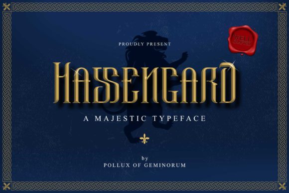 16 Best Aesthetic Fonts for Canva Designs 32 Hassengard Fonts 5340767 1 1 580x387 1