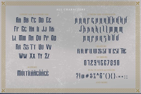 16 Best Aesthetic Fonts for Canva Designs 33 Hassengard Fonts 5340767 4 580x387 1