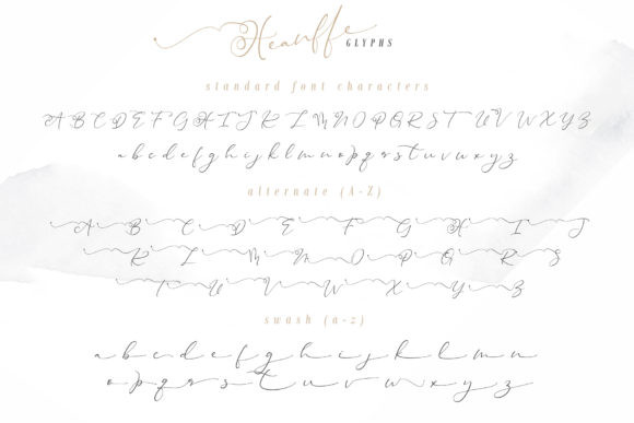 Calligraphy Fonts: 10 Stunning Picks for Elegant Designs 3 Heanffe by thomasaradea 8 580x387 1
