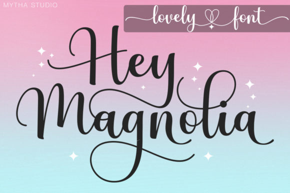 Lettering Fonts for Logo Design: 17 Stunning Picks You’ll Love 45 Hey Magnolia Fonts 7075624 1 1 580x386 1