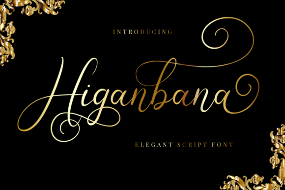 Script Fonts for Logo Design: 36 Elegant Picks That Feel Premium 66 Higanbana Fonts 28707109 11 580x386 1