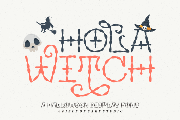 Halloween Fonts: 44 Best Picks for Cards, Signs & Cricut 52 Hola Witch Fonts 39110689 1 1 580x387 1
