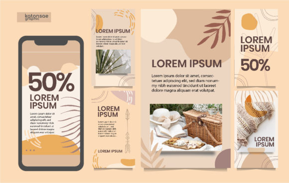 25 Instagram Story Templates: Gorgeous Designs You’ll Love 15 Instagram Story Template Boho Style Graphics 15251393 5 580x368 1