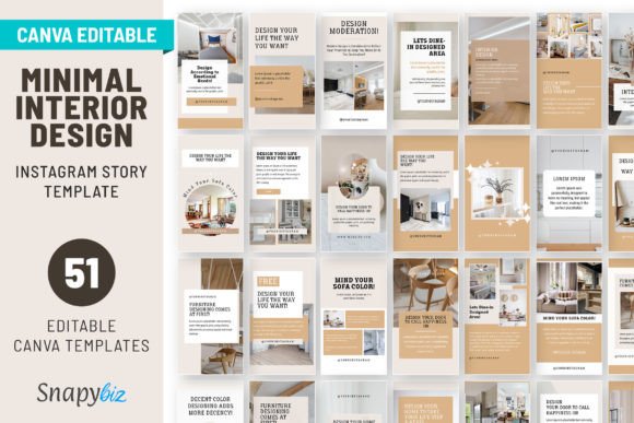 25 Instagram Story Templates: Gorgeous Designs You’ll Love 52 Interior Design Instagram Story Template Graphics 68138287 1 1 580x387 1
