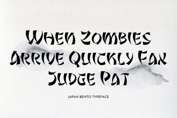 Premium Fonts: 20 Powerful Choices Designers Will Love 49 Japan Bento Fonts 60532597 4 580x387 1