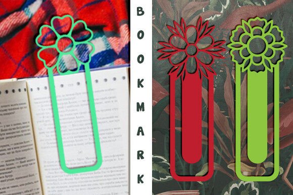 Laser Cut Wood Bookmarks Ideas: 24 Stunning Designs 23 Laser Cut Clip Bookmark SVG Graphics 89842995 1 1 580x387 1