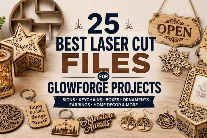 Laser Cut Files for Glowforge Projects 25 Best Picks