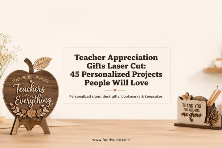 Laser Cut Teacher Appreciation Gifts 45 Personalized Ideas