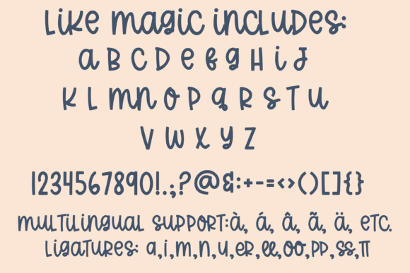 Lettering Fonts for Logo Design: 17 Stunning Picks You’ll Love 19 Like Magic Fonts 104289282 2 580x387 1