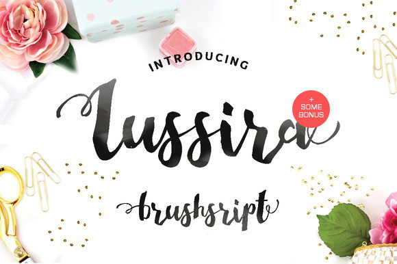 40 Best Brush Script Fonts for Elegant Wedding Invitations 26 Lussira Brushscript Font Bundle Subscription 1