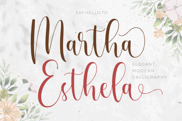Premium Fonts: 20 Powerful Choices Designers Will Love 12 Martha Esthela Fonts 36322521 1 1 580x387 1