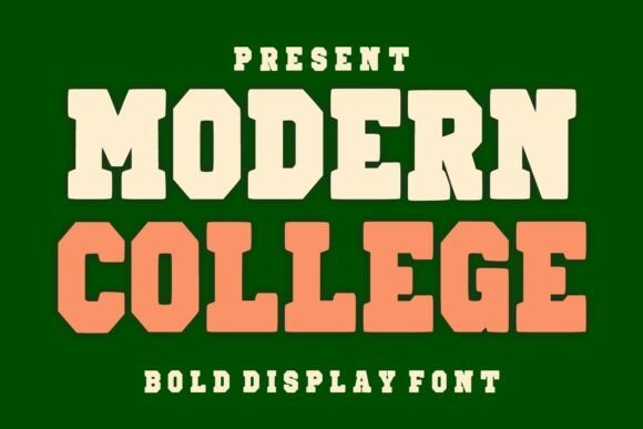 17 Collegiate Fonts: Powerful Picks for Logos & Jerseys 2 Modern College Fonts 152207502 1 1 580x387 1