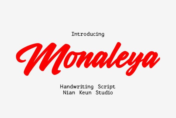 Brush Script Fonts for Logos: 13 Bold Picks That Feel Handmade 2 Monaleya Fonts 151021670 1 1 580x388 1