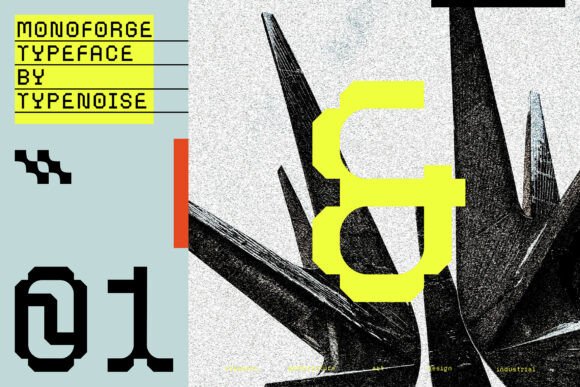 16 Best Aesthetic Fonts for Canva Designs 18 Monoforge Fonts 117942030 1 1 580x387 1