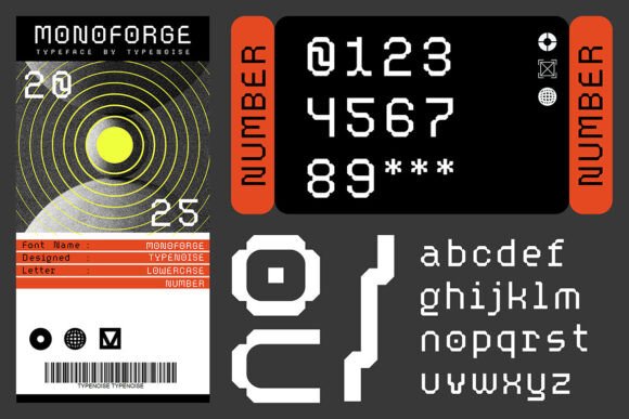 16 Best Aesthetic Fonts for Canva Designs 20 Monoforge Fonts 117942030 4 580x387 1