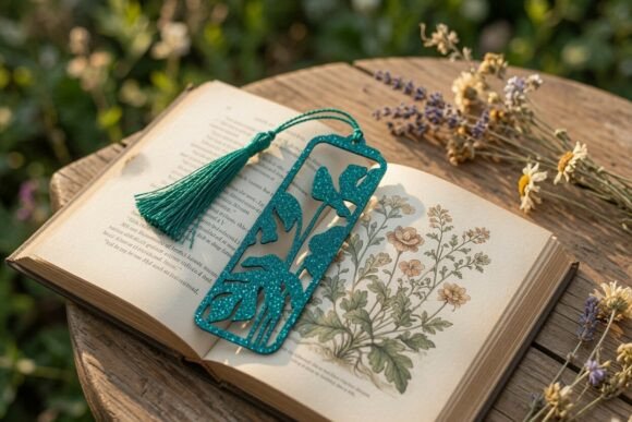 Laser Cut Wood Bookmarks Ideas: 24 Stunning Designs 10 Monstera Leaf Bookmark SVG Laser Cut Laser Cutting 152555676 3 580x387 1