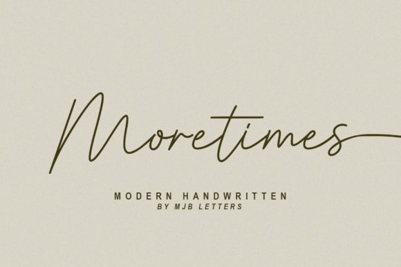 Elegant Script Fonts for Branding: 18 Stunning Picks Designers Love 20 Moretime Fonts 23415153 1 1 580x387 1