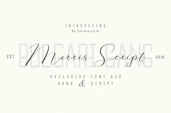 Calligraphy Fonts: 10 Stunning Picks for Elegant Designs 26 Morris Duo by Cooldesignlab 580x386 1