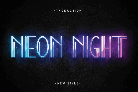 Stylish Display Fonts: 25 Bold Picks Designers Will Love 60 Neon Night Fonts 65471723 580x387 1