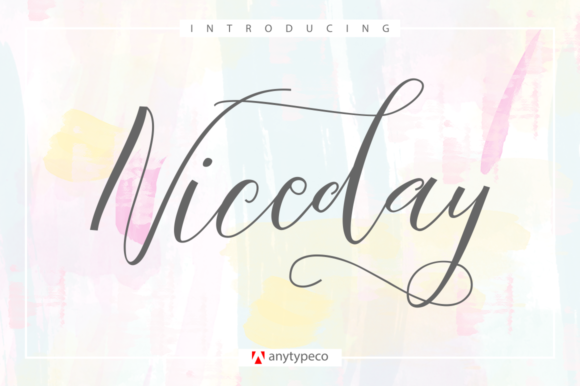 33 Best Feminine Script Fonts for Elegant Branding & Wedding Design 62 Niceday by anytypeco 580x386 1