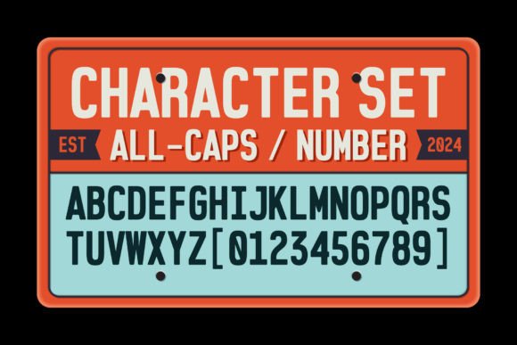 15 Best Monospace Fonts for Coding, Branding and Web Design 22 Colorful character set display featuring uppercase letters and numbers.