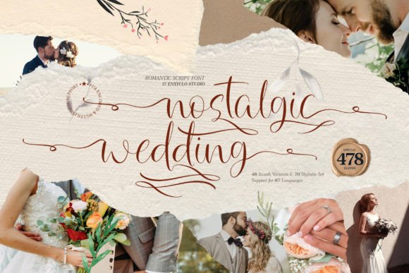 Calligraphy Fonts for Wedding Invitations: 10 Stunning Picks 7 Nostalgic Wedding Fonts 58203610 1 1 580x387 1