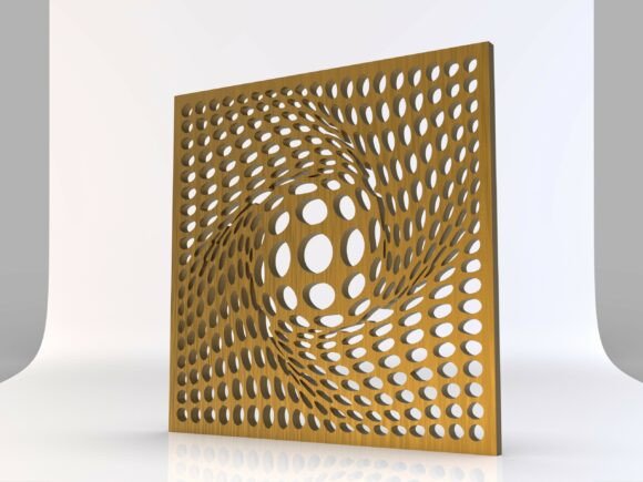 11 Most Profitable 3D Printing Models That Actually Sell 52 Optical Illusion Vortex Panel STL 3D Printing 142757903 5 580x435 1