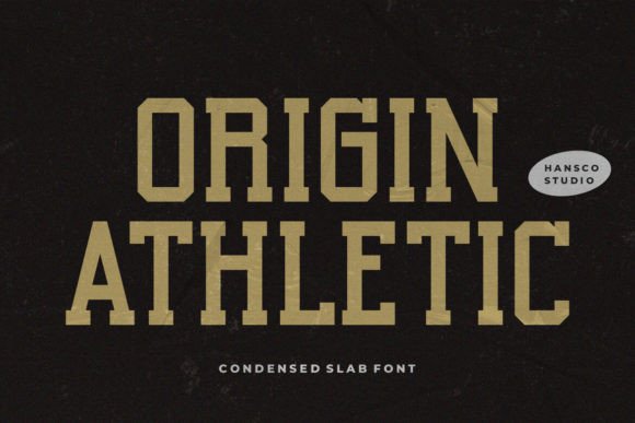 15 Best Varsity Slab Serif Fonts for Winning Sports Designs 27 Origin Athletic Fonts 87388768 1 1 580x387 1