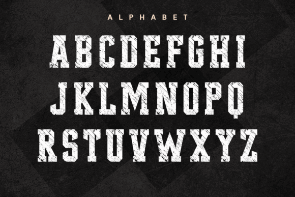 20 Bold Slab Serif Fonts: Powerful Logo & Headline Picks 22 Bold slab serif font showcasing uppercase alphabet letters.