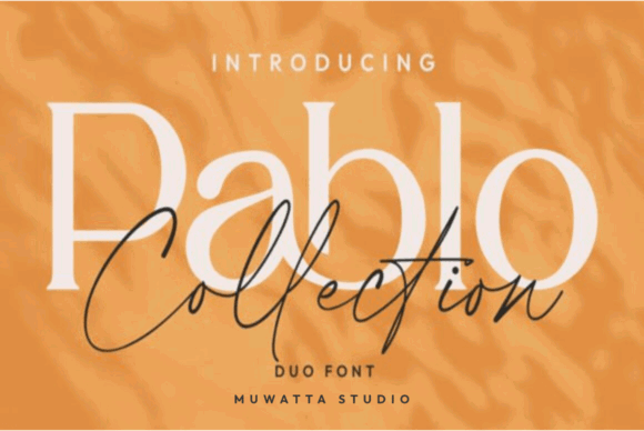 Script Fonts for Logo Design: 36 Elegant Picks That Feel Premium 16 Pablo Duo Fonts 35259827 580x388 1