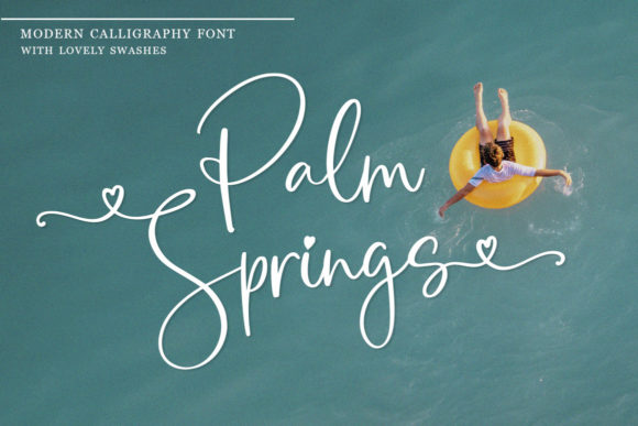 Modern Script Fonts: 18 Gorgeous Picks for Branding 48 Palm Springs Fonts 28235136 1 1 580x387 1