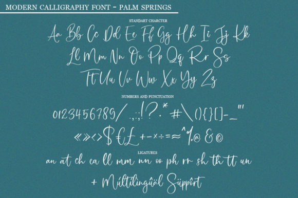 Modern Script Fonts: 18 Gorgeous Picks for Branding 49 Palm Springs Fonts 28235136 14 580x387 1
