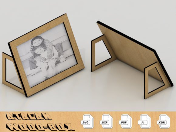 Laser Cut Files for Glowforge Projects: 25 Best Picks 19 Photo Frame Laser Cut SVG DXF Files 059 Graphics 60986511 1 1 580x435 1
