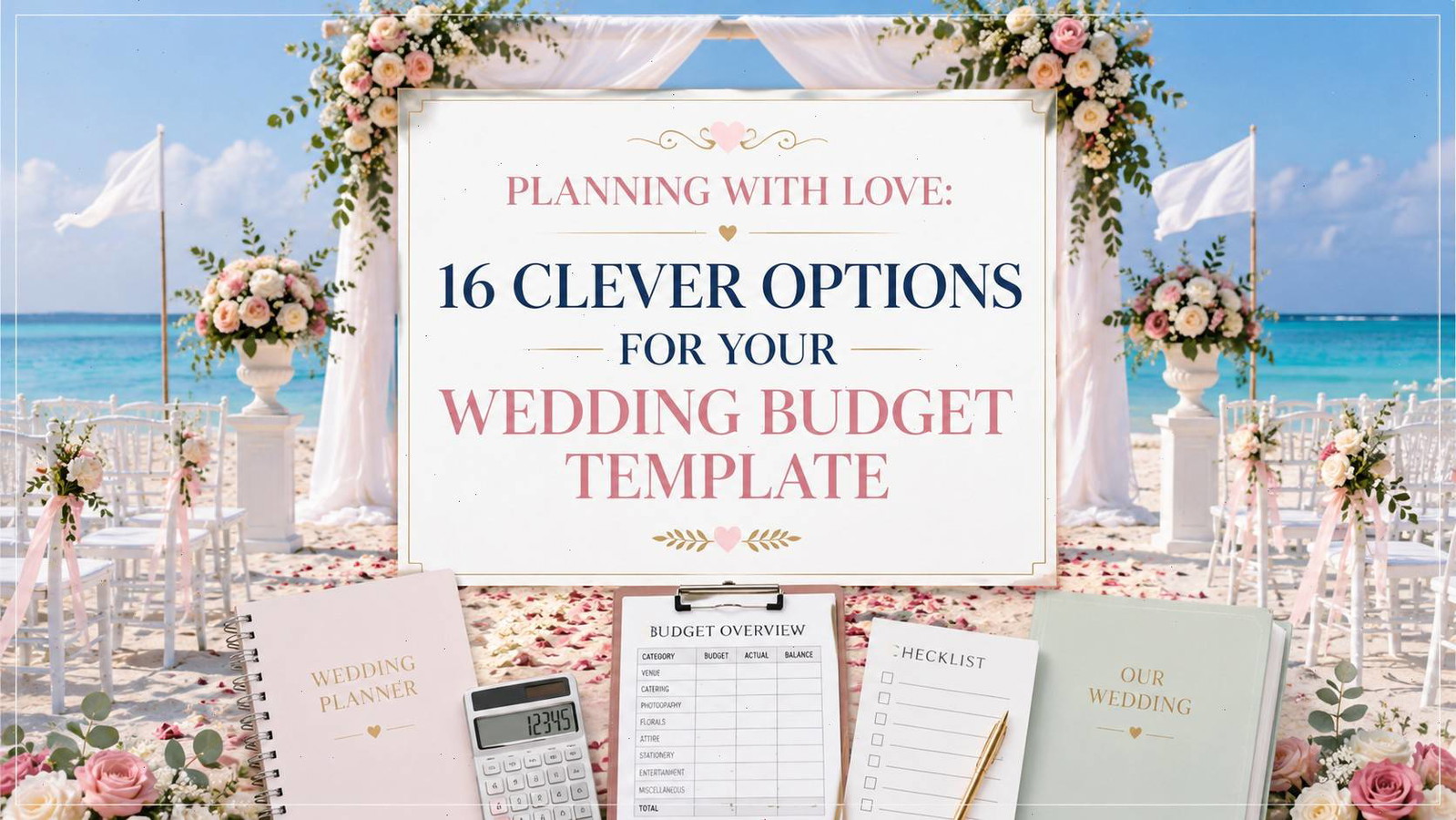 Planning with Love 16 Clever Options for Your Wedding Budget Template