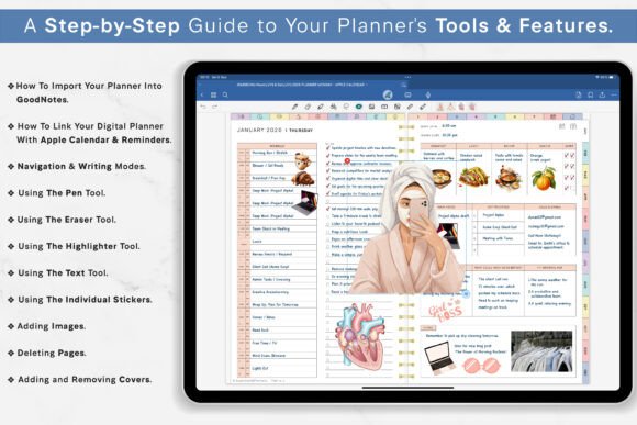 13 Best Digital Planner Bundles for Effortless Daily Planning 19 Premium 2026 Digital Planner Goodnotes Graphics 130335387 2 580x387 1