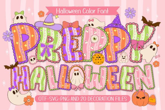 13 Best Halloween Color Font for Designers 6 Preppy Halloween Fonts 126297103 1 1 580x387 1