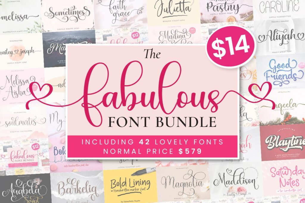 13 Best Font Bundles for Logos and Branding 15 Preview 1