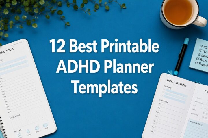 Printable ADHD Planner Templates 12 Powerful Picks