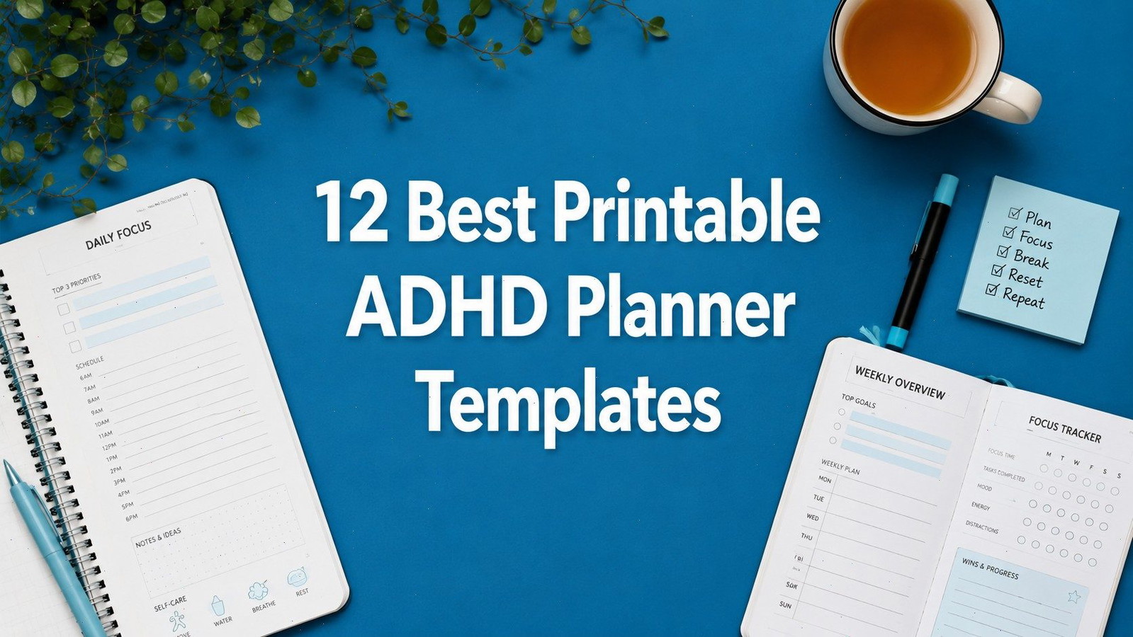 Printable ADHD Planner Templates 12 Powerful Picks