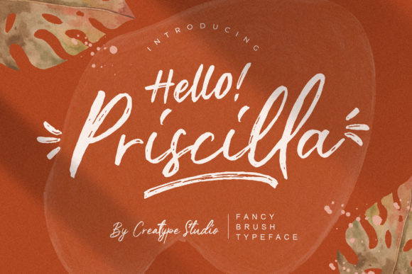 40 Best Brush Script Fonts for Elegant Wedding Invitations 12 Priscilla Fonts 7709883 1 1 580x387 1
