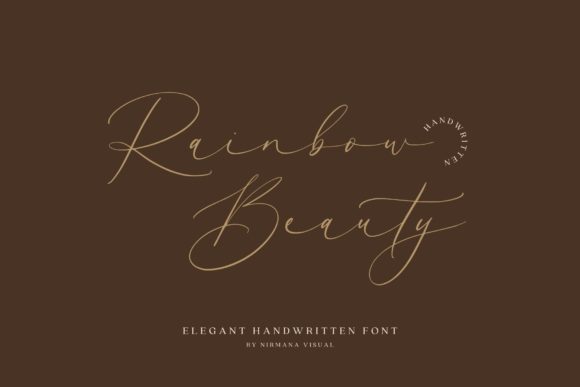 Premium Fonts: 20 Powerful Choices Designers Will Love 29 Rainbow Beauty Fonts 13721234 1 1 580x387 2