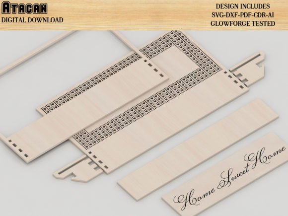 Laser Cut Files for Glowforge Projects: 25 Best Picks 23 Rattan Cane Key Holder Keychain Hanger Graphics 41643294 3 580x435 1