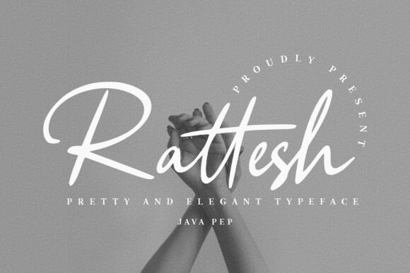 Script Fonts for Logo Design: 36 Elegant Picks That Feel Premium 26 Rattesh Fonts 108952529 1 1 580x387 1