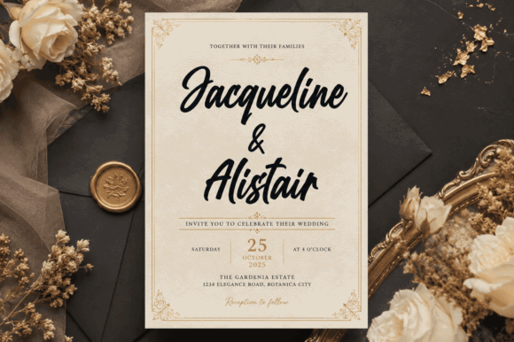 40 Best Brush Script Fonts for Elegant Wedding Invitations 45 Reback Master Fonts 149200344 2 580x386 1