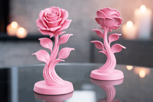11 Most Profitable 3D Printing Models That Actually Sell 78 Rose Flower Figurine 3D Printing 145397412 2 580x387 1