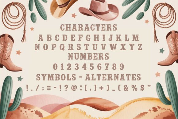 15 Best Western Slab Serif Fonts for Logos and Branding 36 Rough Cowboy Fonts 138176741 2 580x386 1